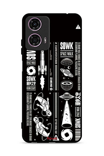 Tolwak غطاء حماية لهاتف موتورولا موتو جي 24 4G - ملصق سوك سبيس ووك