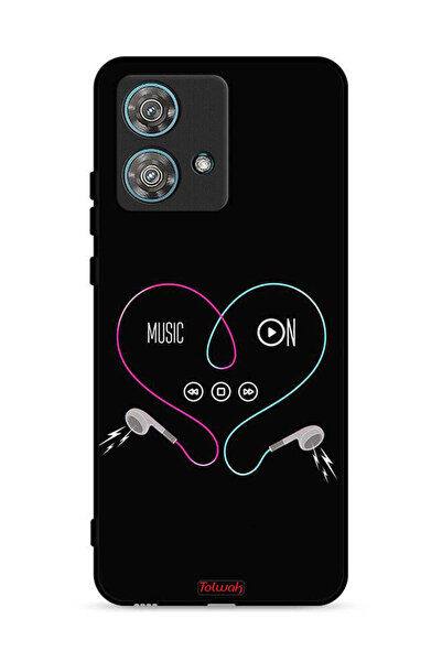 Tolwak غطاء حماية لهاتف موتورولا إيدج 40 نيو 5G مع موسيقى
