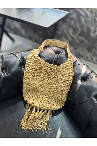 Fiori Geantă de mână pentru femei Straw