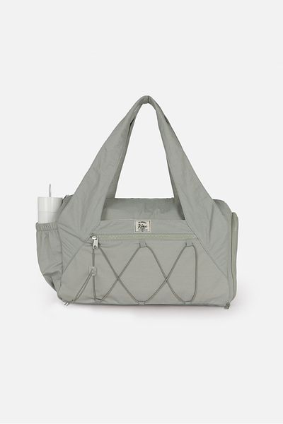ICONE BAG Geantă de sport și yoga pentru femei – buzunar multiplu, compartiment pentru pantofi, detaliu din cauciuc, buzunar frontal cu fermoar