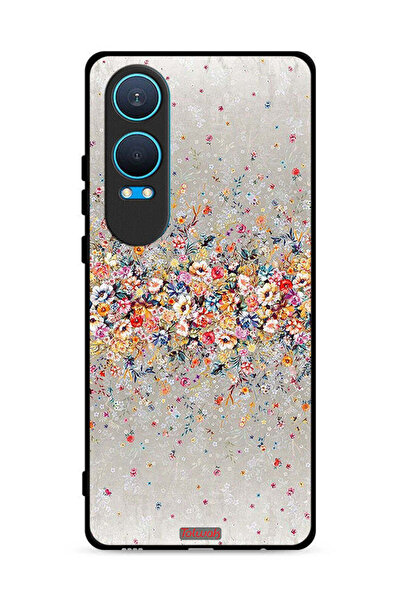 Tolwak غطاء حماية لهاتف OnePlus Nord CE4 Lite 5G بنقشة زهور صغيرة وفن تجريدي