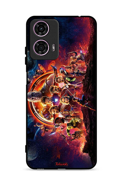 Tolwak Motorola Moto G24 4G Protective Case Cover Avengers