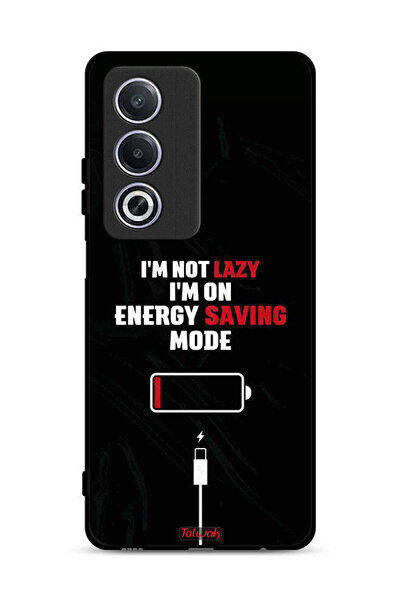 Tolwak غطاء حماية لهاتف Oppo A3 Pro 5G أنا لست كسولاً، أنا في وضع توفير الطاقة