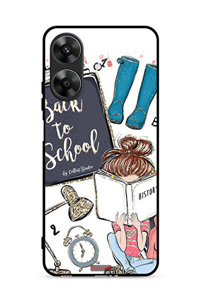Tolwak غطاء حماية لهاتف Realme Note 60 4G بطبعة فتاة العودة إلى المدرسة تقرأ ...