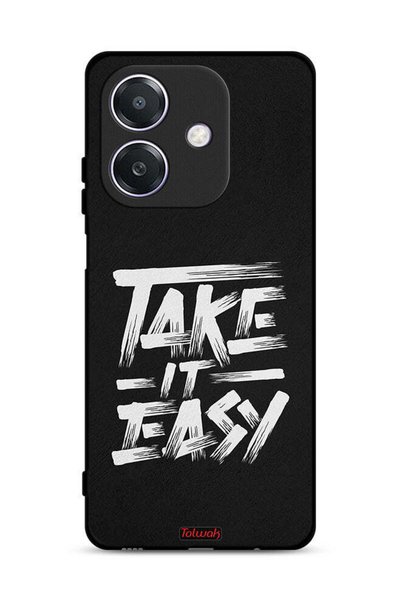 Tolwak Oppo A3x 5G Protective Case Cover Take It Easy