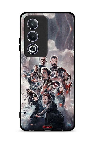 Tolwak غطاء حماية لهاتف Oppo A3 Pro 5G بتصميم Avengers