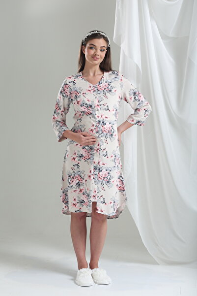 Tuba Lohusa Woven One Night Dress