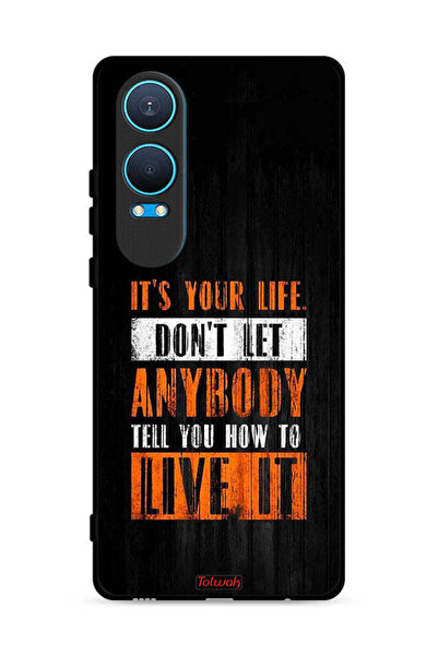 Tolwak غطاء حماية لهاتف OnePlus Nord CE4 Lite 5G Its Your Life