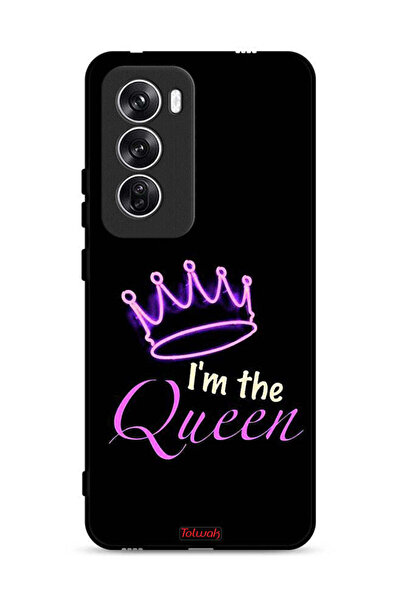 Tolwak غطاء حماية لهاتف Oppo Reno12 5G أنا الملكة