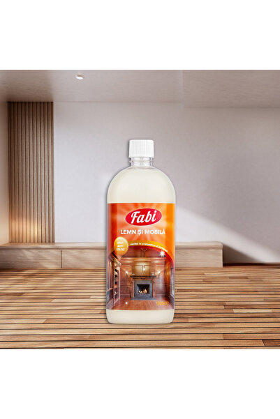 FABI Professional detergent for wood and furniture, Fabi, 1L, concentrated, cleans and protects