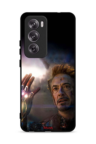 Tolwak غطاء حماية لهاتف Oppo Reno12 Pro 5G - أنا الرجل الحديدي