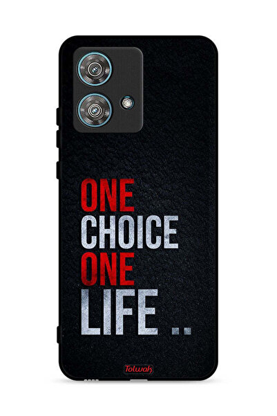 Tolwak غطاء حماية لهاتف موتورولا إيدج 40 نيو 5G - اختيار واحد - حياة واحدة