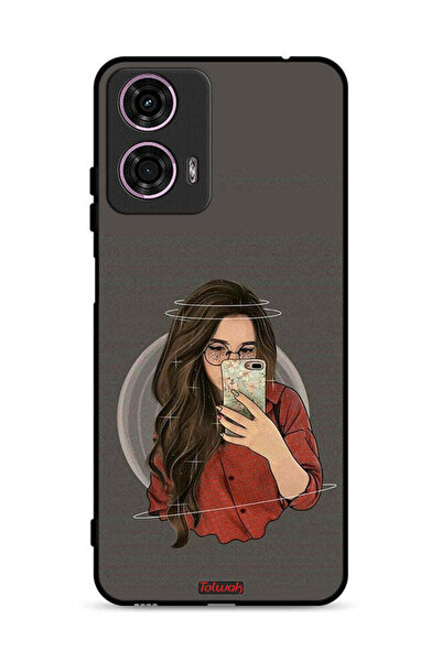 Tolwak غطاء حماية لهاتف موتورولا موتو جي 24 4G لالتقاط صور سيلفي