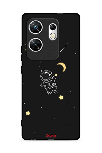 Tolwak غطاء حماية لهاتف Infinix Zero 30 4G بمشبك فني لرائد فضاء