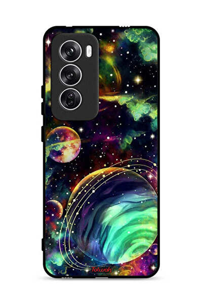 Tolwak غطاء حماية لهاتف Oppo Reno12 5G بتصميم الكواكب