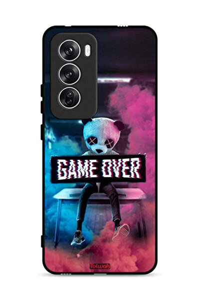 Tolwak غطاء حماية لهاتف Oppo Reno12 5G Game Over