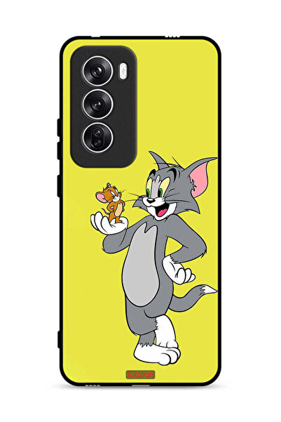 Tolwak غطاء حماية لهاتف Oppo Reno12 5G بتصميم توم وجيري