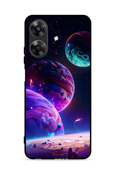 Tolwak غطاء حماية لجهاز Realme Note 60 4G بنقشة كوكبية