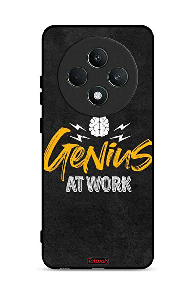 Tolwak غطاء حماية لهاتف Oppo Reno12 F 5G Genius At Work