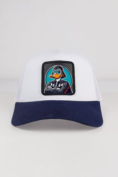 BlackBörk Καπέλο Trucker με λογότυπο Duckside Navy Blue-White