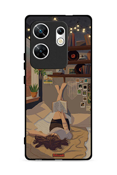 Tolwak غطاء حماية لهاتف Infinix Zero 30 4G برسومات فنية