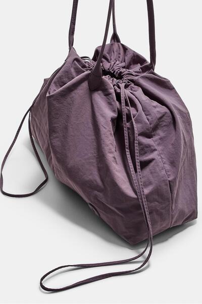 Stradivarius Fabric tote bag