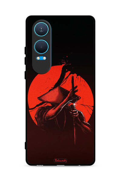 Tolwak غطاء حماية لهاتف OnePlus Nord CE4 Lite 5G بتصميم Sword Warrior