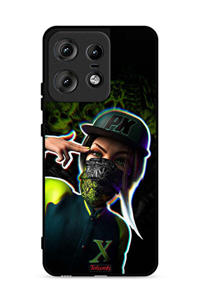Tolwak Motorola Edge 50 Pro 5G Protective Case Cover Girls Aesthetic Art