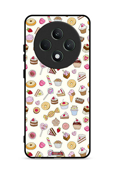 Tolwak غطاء حماية لهاتف Oppo Reno12 F 5G بنمط العناصر المفضلة