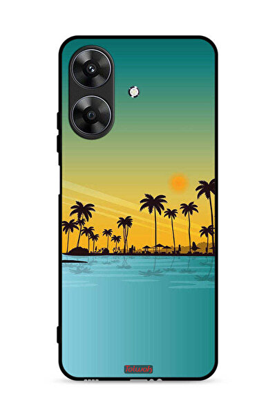 Tolwak غطاء حماية لهاتف Realme Note 60 4G بمناظر طبيعية فنية تجريدية