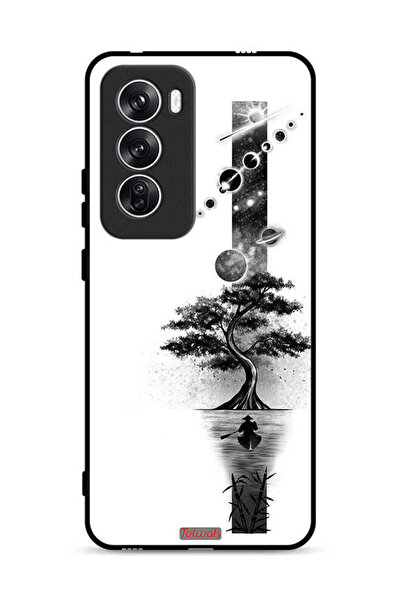 Tolwak غطاء حماية Oppo Reno12 5G بتصميم فن الأرض والفضاء