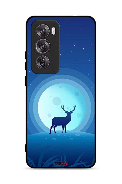 Tolwak غطاء حماية لهاتف Oppo Reno12 Pro 5G بتصميم غزال