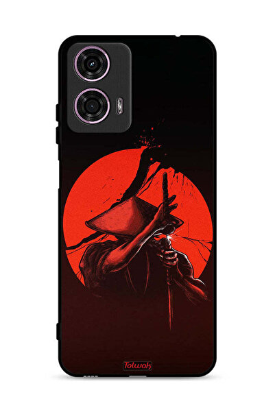 Tolwak غطاء حماية لهاتف موتورولا موتو جي 24 4G بتصميم محارب السيف