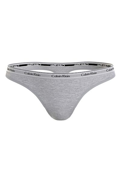 Calvin Klein Lenjerie intimă tanga cu bandă cu logo în talie, gri melanj, XL