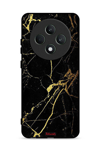 Tolwak جراب حماية لهاتف Oppo Reno12 F 5G، رخامي متصدع