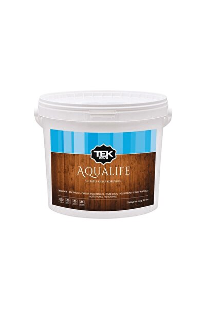 Genel Markalar Tek Aqualıfe Su Bazlı Ahşap Koruyucu Fındık 0,75 Lt