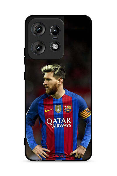 Tolwak غطاء حماية لهاتف موتورولا إيدج 50 برو 5G ميسي برشلونة