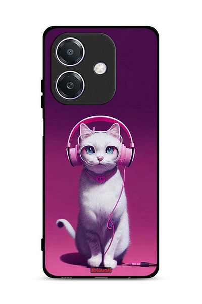 Tolwak غطاء حماية لهاتف Oppo A3x 5G بتصميم قطة لطيفة