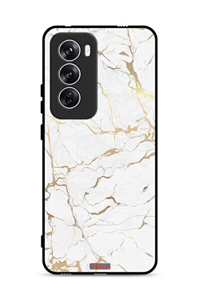 Tolwak غطاء حماية لهاتف Oppo Reno12 5G بنقشة رخامية