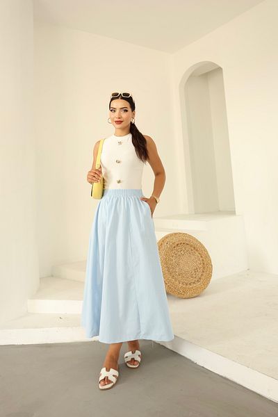 Vegove Poplin Skirt