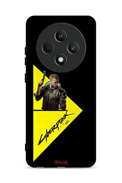 Tolwak جراب حماية لهاتف Oppo Reno12 F 5G بتصميم Cyberpunk 2077