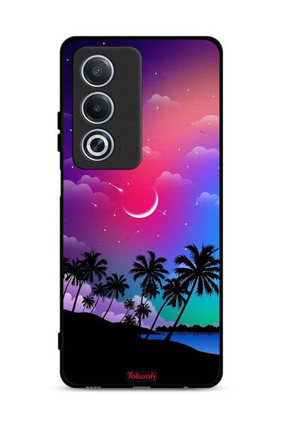 Tolwak غطاء حماية Oppo A3 Pro 5G بنقشة قمر في الليل