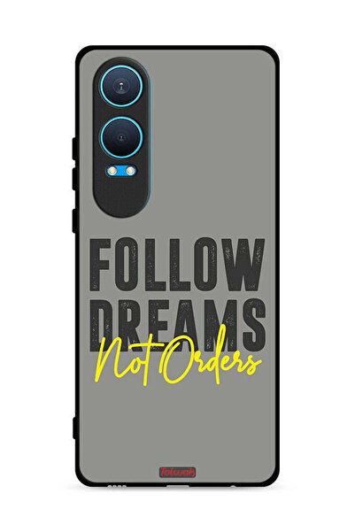 Tolwak غطاء حماية لهاتف OnePlus Nord CE4 Lite 5G - اتبع الأحلام وليس الطلبات