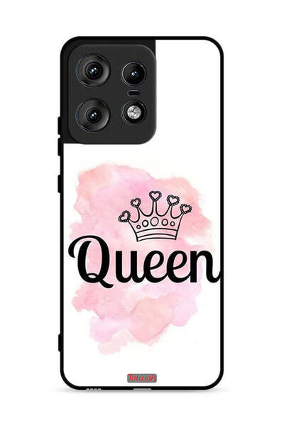 Tolwak غطاء حماية لهاتف موتورولا إيدج 50 برو 5G بنقشة الملكة