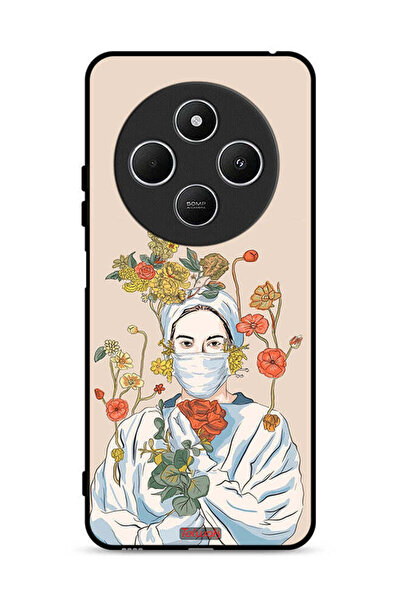 Tolwak غطاء حماية لهاتف Xiaomi Redmi 14C 4G برسومات ممرضة