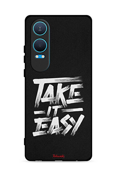 Tolwak غطاء حماية لهاتف OnePlus Nord CE4 Lite 5G - Take It Easy
