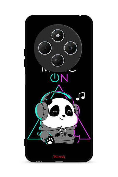 Tolwak غطاء حماية لهاتف شاومي ريدمي 14R 5G بطبعة موسيقى الباندا