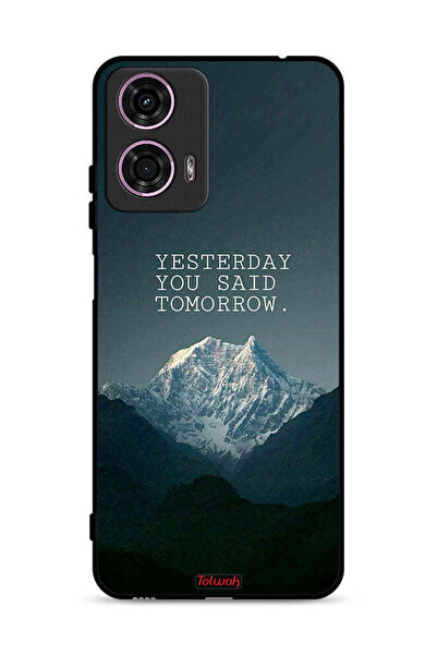 Tolwak غطاء حماية موتورولا موتو جي 24 4G - أمس قلت غدًا