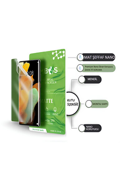 tkgz HONOR MAGİC 7 PRO NANO Ekran Koruyucu ULTRA İnce Esnek MAT ŞEFFAF - Umbos