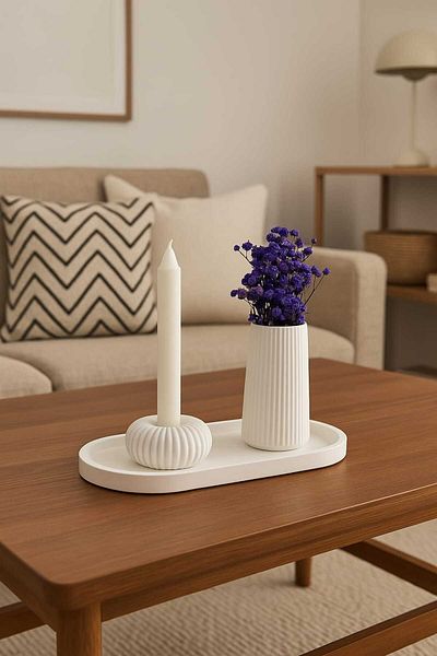 Karra Art Concrete Decorative Set 3 Pieces